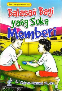Image of Balasan Bagi yang Suka Memberi